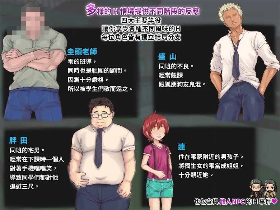 爱に目覚める乙女～男達とひと夏の体験～（逐渐知晓爱的少女～青涩女学生与男人们共度的夏天～）[PC/RPG]（700M/微云网盘/直链）