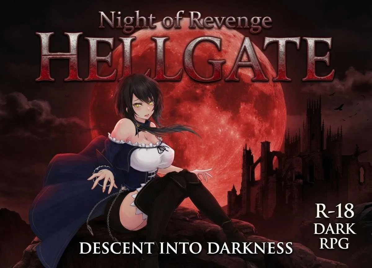 魔女复仇之夜：地狱之门堕入黑暗 (Night of Revenge HELLGATE) / Ver1.0.7+MOD1.2.5 官方中文版 [PC] [ACT 横版 魔女 大型模组]