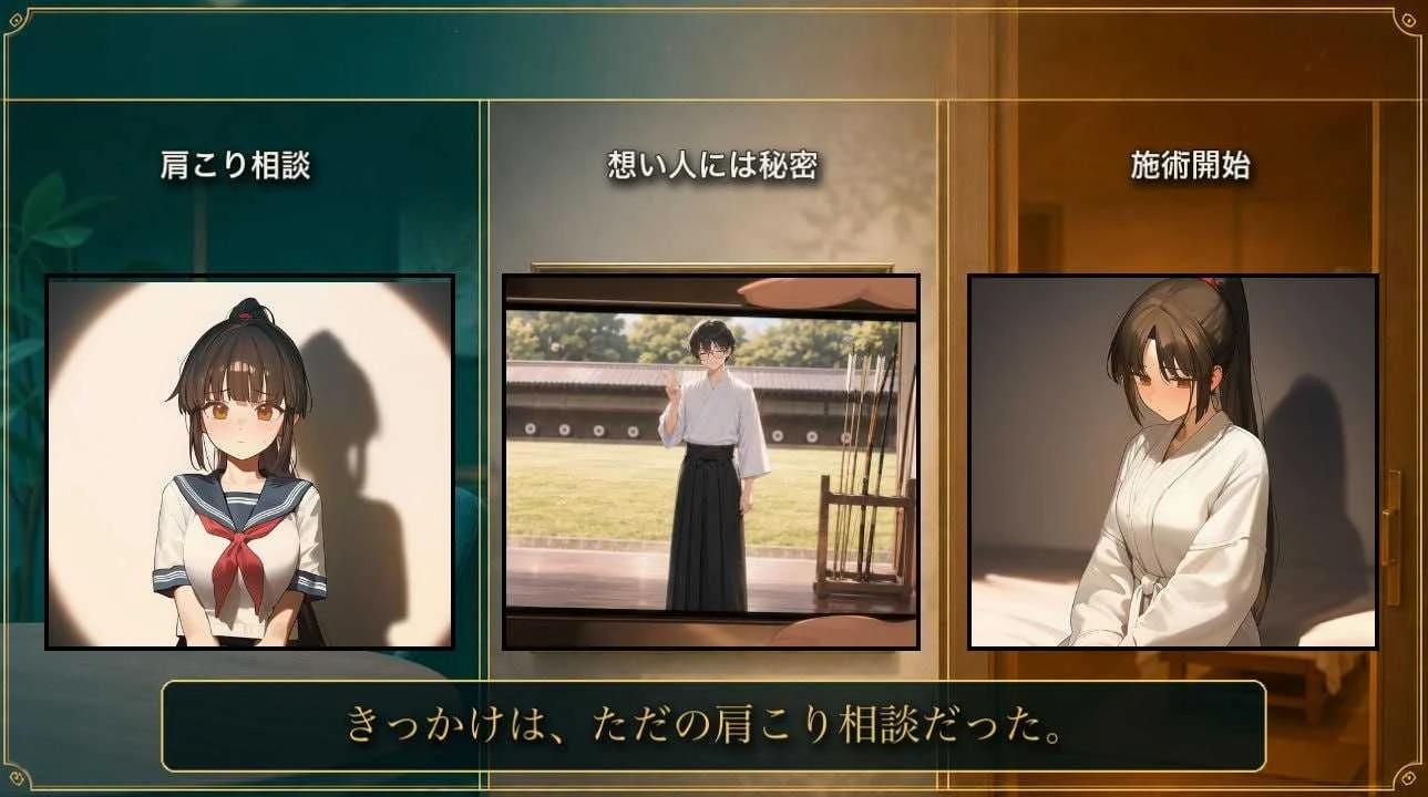 放学后的放松～在他不知情中被融化～ / 放課後のマッサージ〜彼に秘密で溶かされて〜 [AI汉化版] [PC] [SLG/汉化/动态/NTR] [直链/微云网盘/1.3G]
