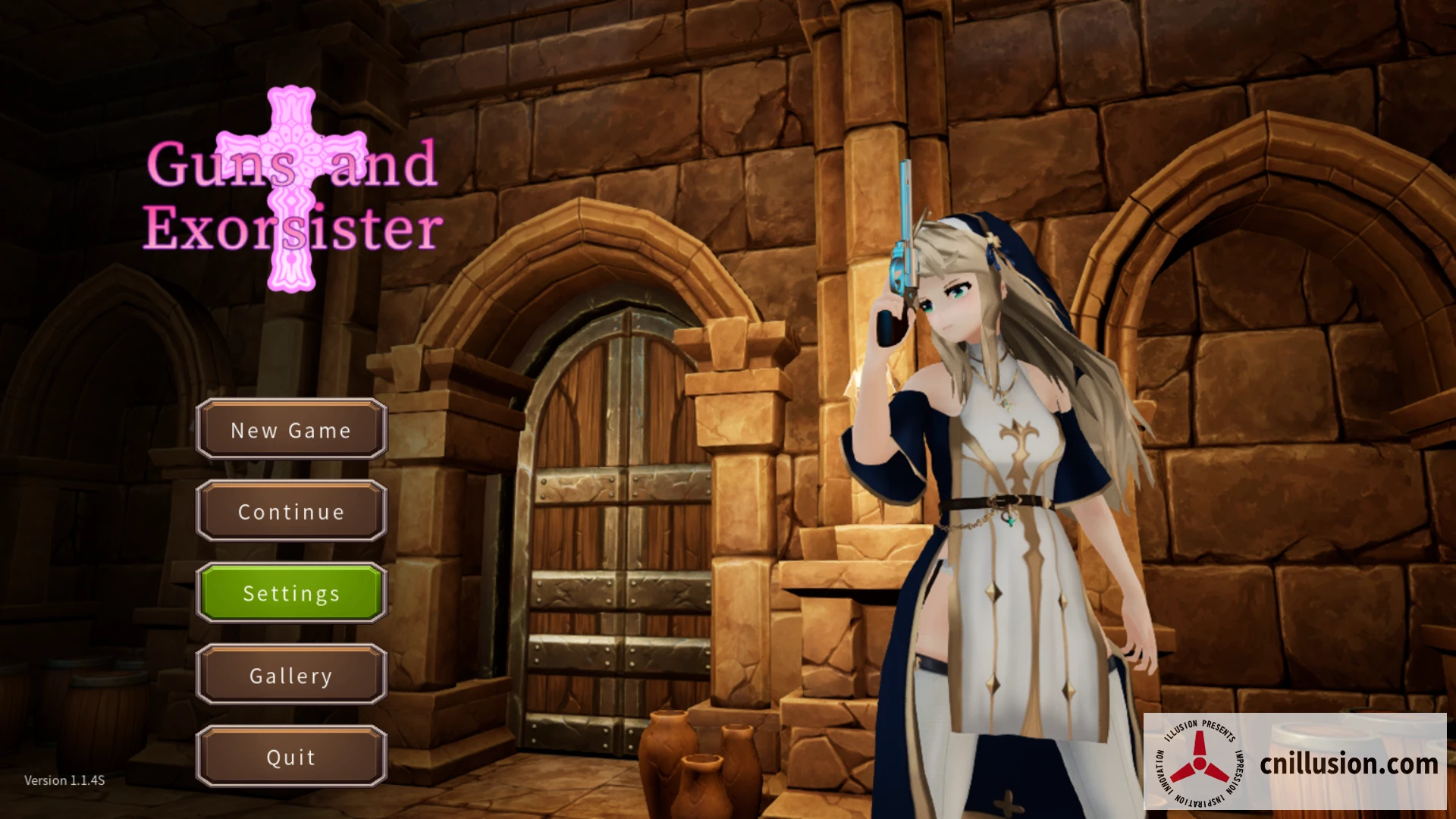 驱魔与迷途修女 Guns and Exorsister [PC平台 3D动态/官中] {v1.1.4s 步兵版Steam官方中文}