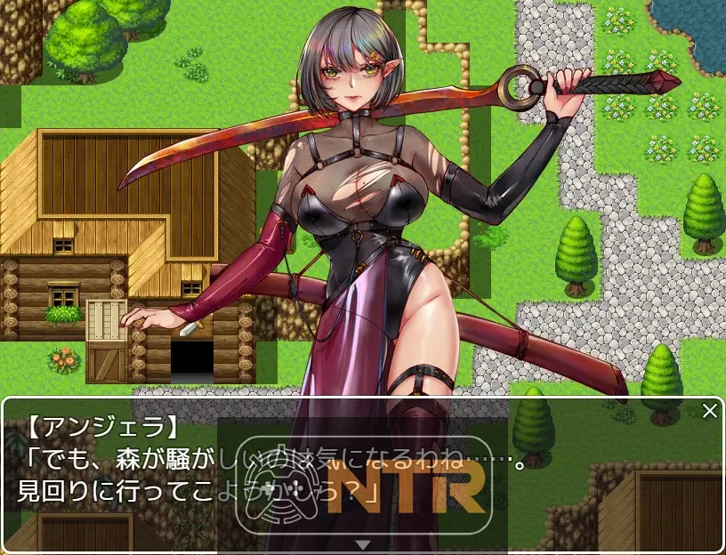 精灵战士安吉拉新作RPG[PC版/冒险汉化/800M]（AI/百度FM）エルフの戦士 アンジェラ